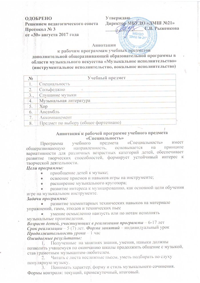 Скан первой страницы аннотаций